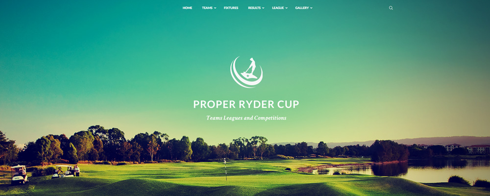 Proper Ryder Cup